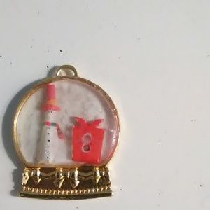 Resin snowglobe necklace